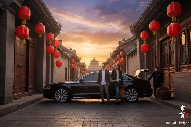Arrival · Beijing in China