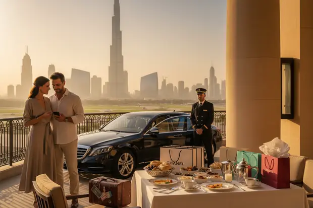 Departure in Dubai