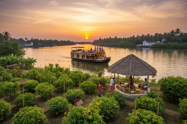 Mandovi River in Goa