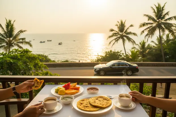 Departure in Goa