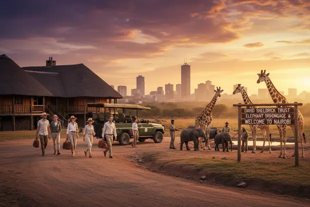 Arrival · Nairobi in Kenya