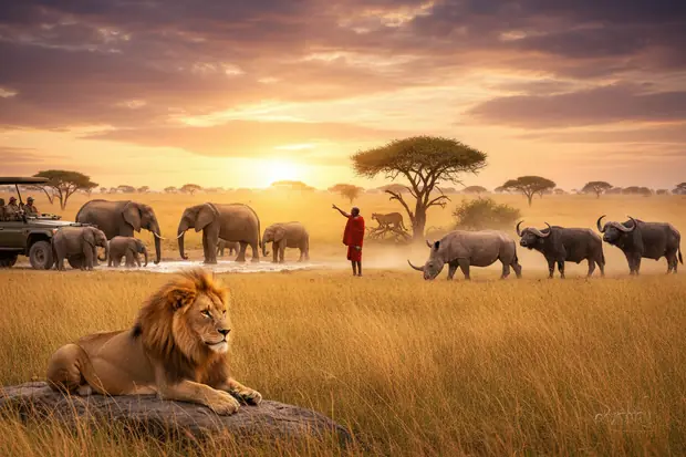 Maasai Mara in Kenya