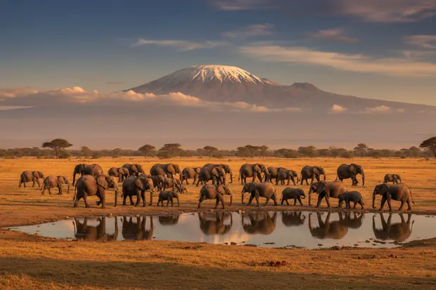 Amboseli in Kenya