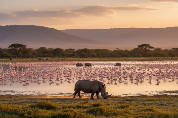 Lake Nakuru in Kenya