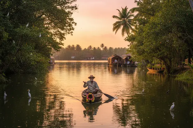 Kumarakom in Kerala