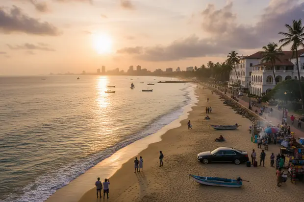 Arrival · Colombo in Sri Lanka