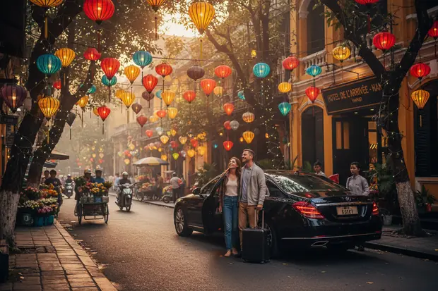 Arrival · Hanoi in Vietnam