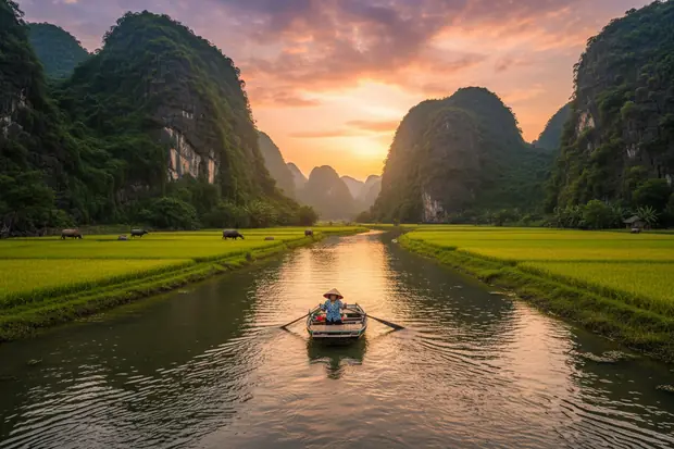 Ninh Binh in Vietnam